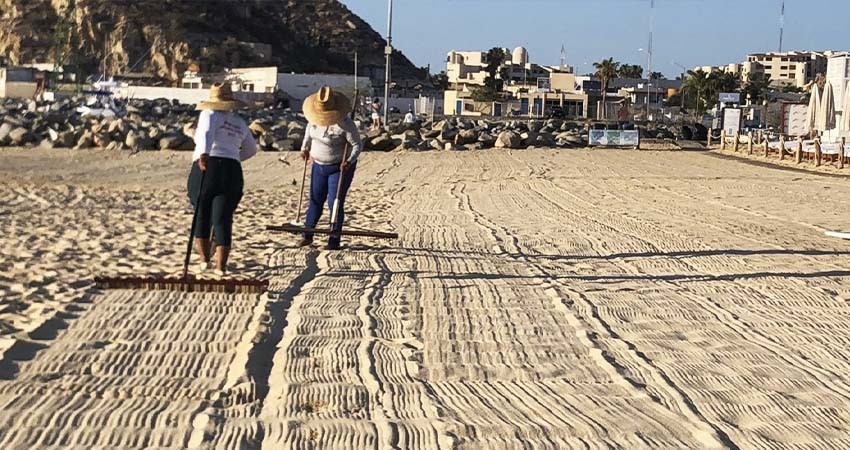 Listas las playas de Los Cabos para la llegada de visitantes por el periodo vacacional
