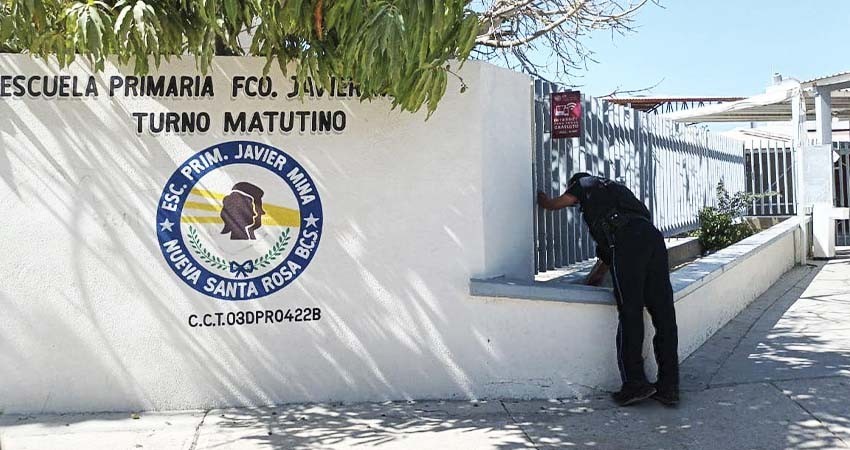 Seguridad Publica de Los Cabos realiza recorrido de vigilancia por escuelas públicas