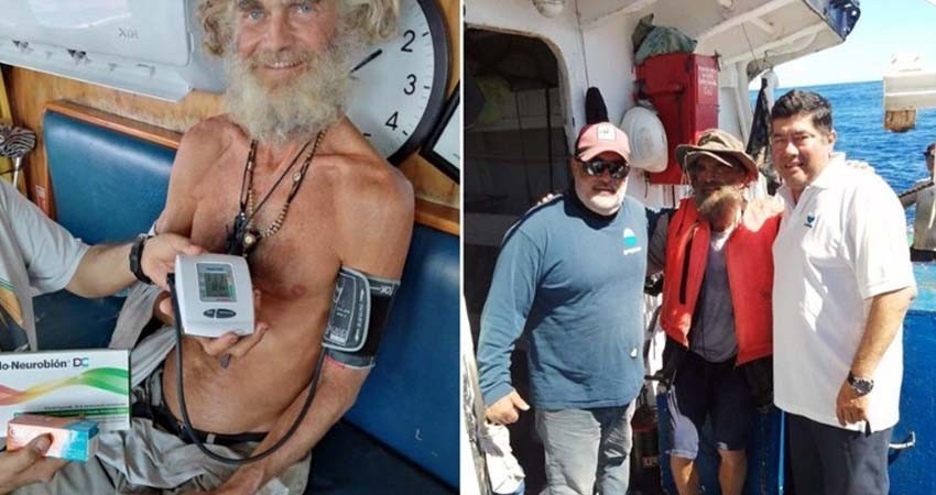 Extranjero que naufragó por dos meses sobrevivió comiendo pescado crudo