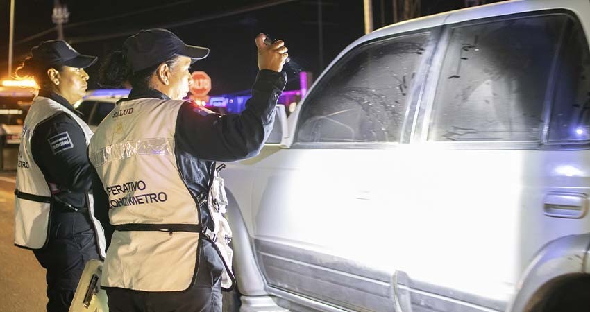 Más de mil pruebas de alcohol se han aplicado en operativos de alcoholimetría en La Paz