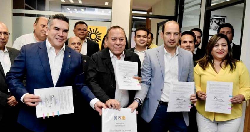 INE avala creación del Frente Amplio, pero pide al PAN, PRI y PRD no usarlo con fin electoral