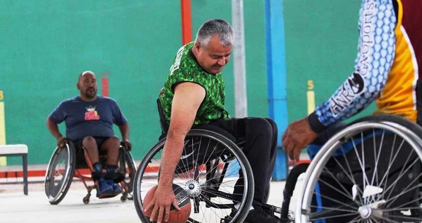 Hoy en La Paz, el partido amistoso de básquetbol en silla de ruedas