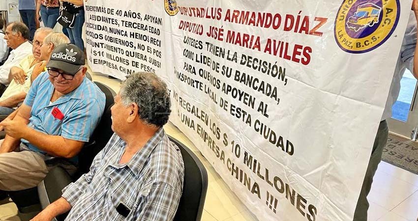 Detiene el Congreso proyecto de modernización del transporte de La Paz Detiene el Congreso proyecto de modernización del transporte de La Paz
