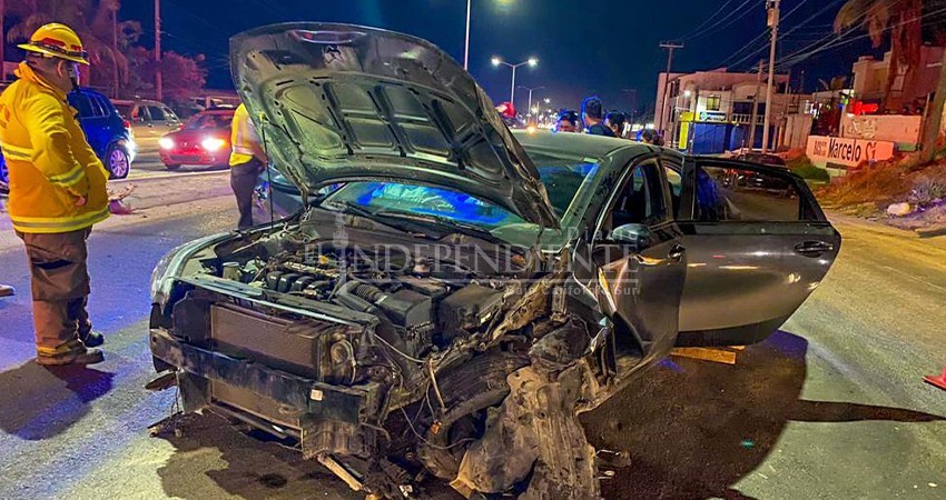 Siete lesionados tras múltiples accidentes vehiculares en Los Cabos Siete lesionados tras múltiples accidentes vehiculares en Los Cabos