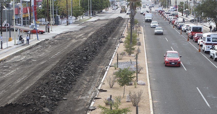 Gobierno de BCS ha reconstruido 6 mil 380 metros lineales de pavimentación