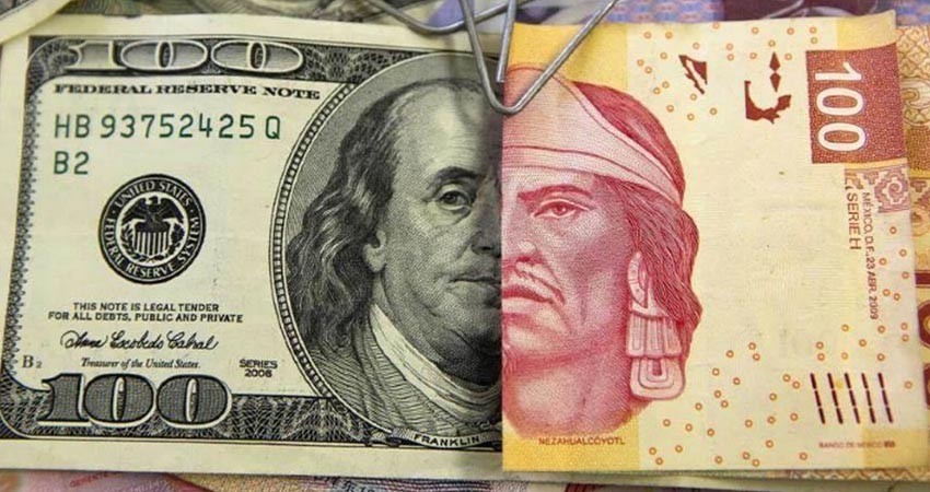 Peso cae golpeado por incertidumbre por la Fed y freno en la economía de México
