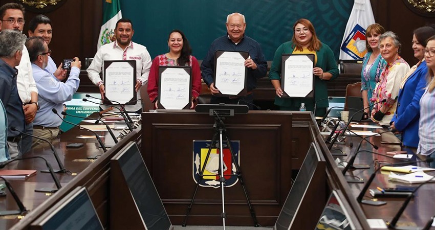 Firman gobierno de BCS y SEMARNAT convenio de trabajo para mejorar la calidad del aire