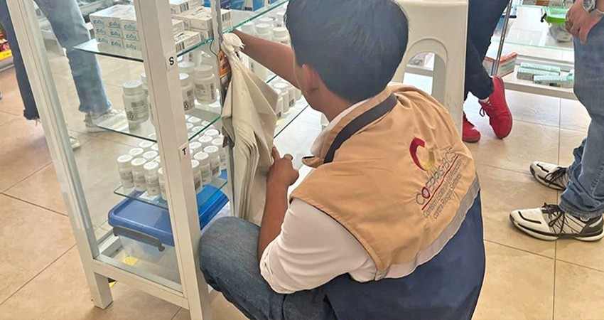 Realiza COEPRIS nuevo operativo de verificaciones en farmacias de Los Cabos