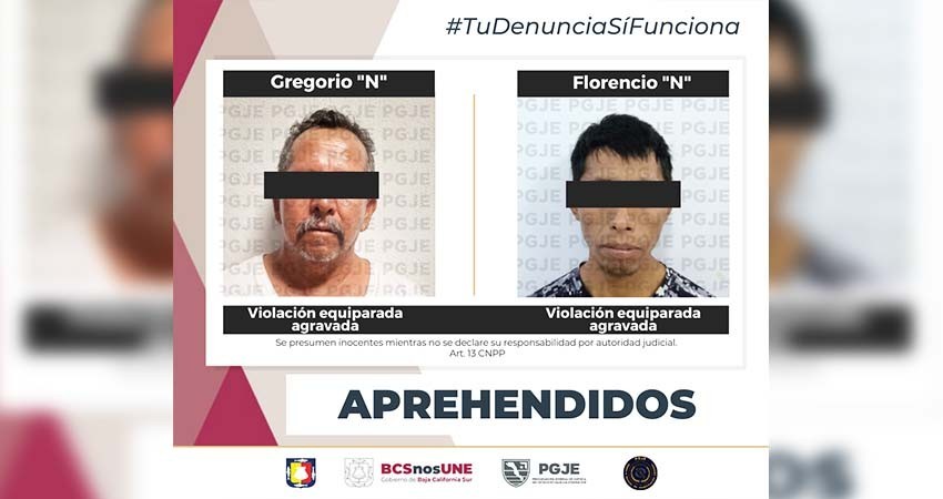 Fueron cumplimentadas 2 órdenes de aprehensión por delito de violación equiparada