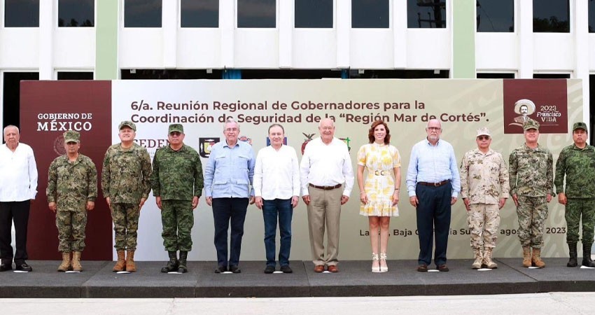 Gobernadores del Mar de Cortés suman esfuerzos en seguridad