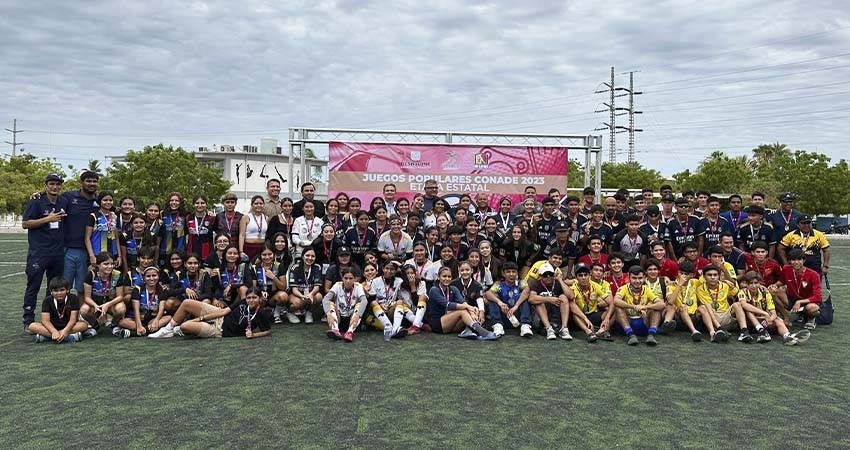La Paz y Los Cabos avanzan a la etapa nacional de los juegos populares CONADE 2023
