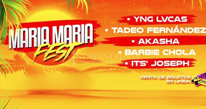 Llega María María Fest, para impulsar talento local y nacional Llega María María Fest, para impulsar talento local y nacional