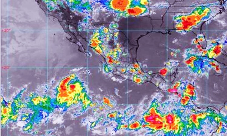 Nueva tormenta tropical y cinco fenómenos más ocasionarán lluvias en 17 estados