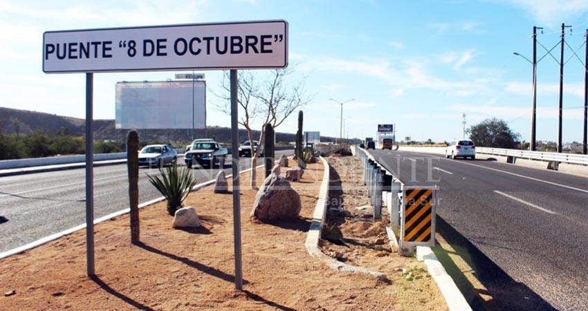 Estará cerrado de manera parcial el puente 8 de octubre