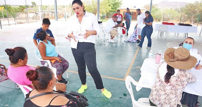 Acercó gobierno estatal servicios preventivos de salud a las colonias Vista Hermosa y Villas de Guadalupe