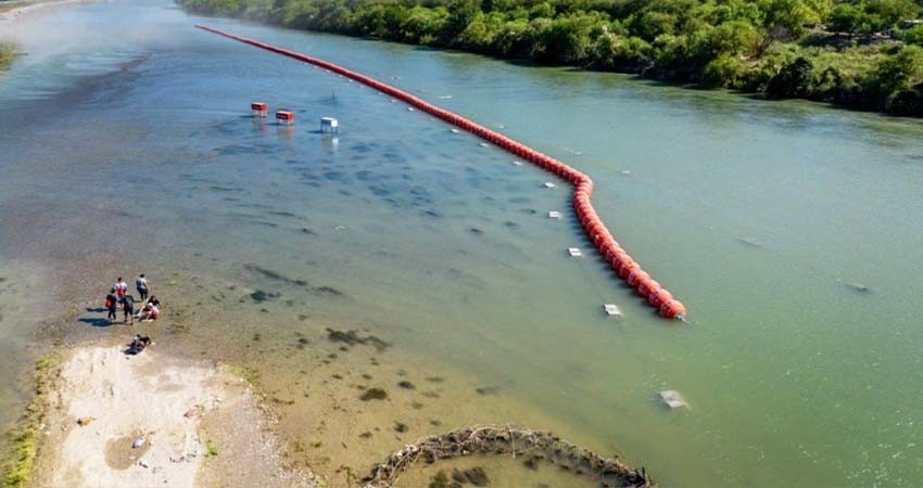 AMLO celebra que Gobierno de Texas mueva las boyas del río Bravo hacia EE.UU. AMLO celebra que Gobierno de Texas mueva las boyas del río Bravo hacia EE.UU.
