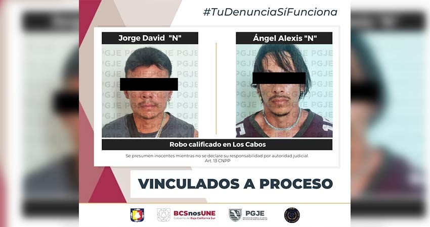 Queda en prisión preventiva Ángel “N” y Jorge “N” por el delito de robo