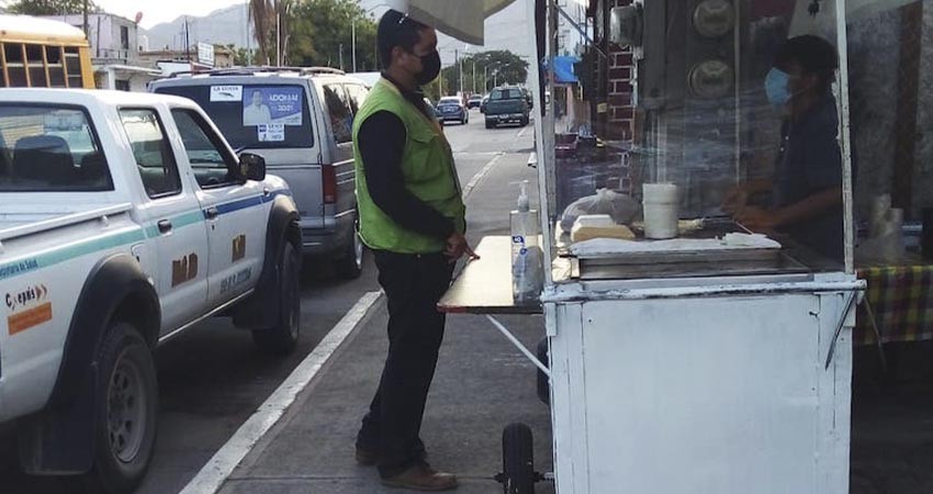 Restablece COEPRIS venta de alimentos en vía pública en Guerrero Negro, Vizcaíno y Mulegé Pueblo