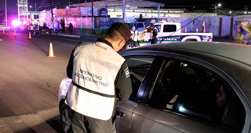 9 vehículos fueron asegurados en el operativo de alcoholimetría de este fin de semana en La Paz