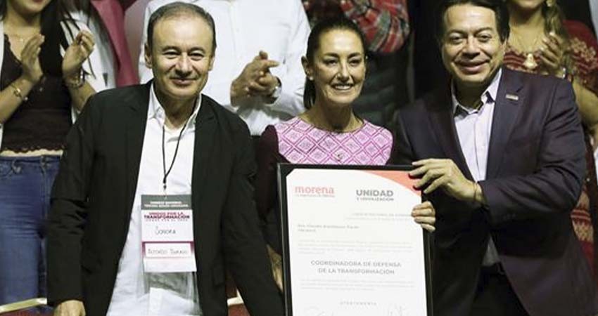 Sheinbaum recibe constancia y ‘tiende la mano’ a quien quiera ser parte del movimiento Sheinbaum recibe constancia y ‘tiende la mano’ a quien quiera ser parte del movimiento