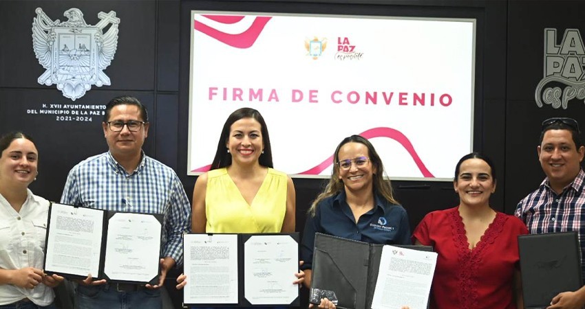 Firma Ayuntamiento de La Paz convenio con EPI-México
