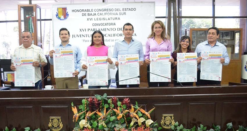 Lanzan convocatoria para el XVI Parlamento de la Juventud Sudcaliforniana