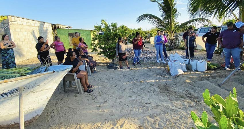 UABCS Insurgentes imparte curso sobre huertos de traspatio en la comunidad El Ranchito