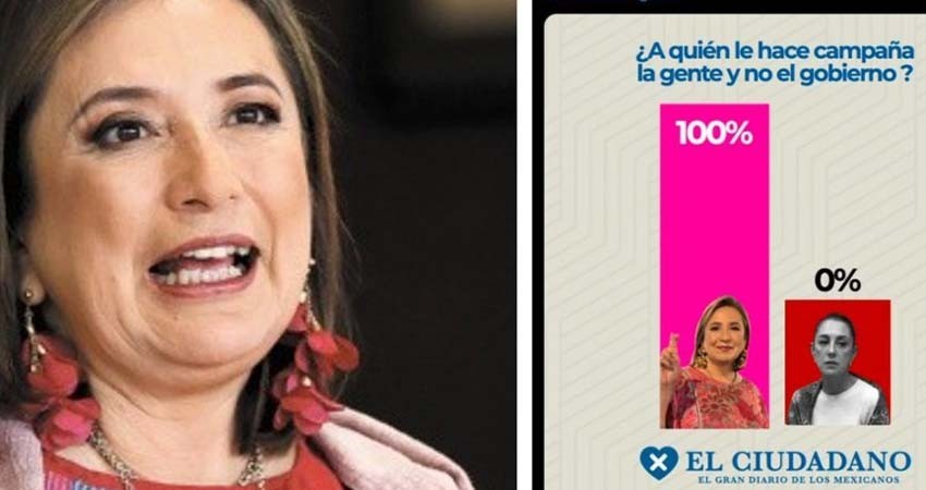 INE ordena a Xóchitl Gálvez eliminar meme de encuesta falsa que la beneficia INE ordena a Xóchitl Gálvez eliminar meme de encuesta falsa que la beneficia