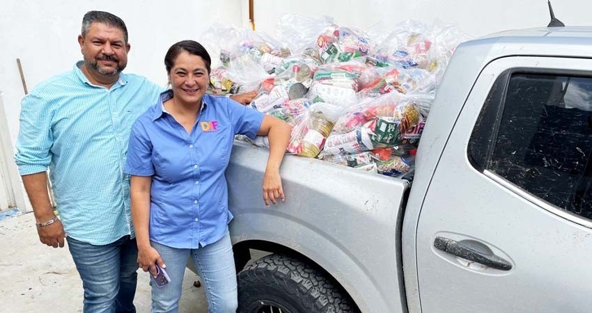 Envía DIF Municipal La Paz apoyos a la comunidad de San Evaristo