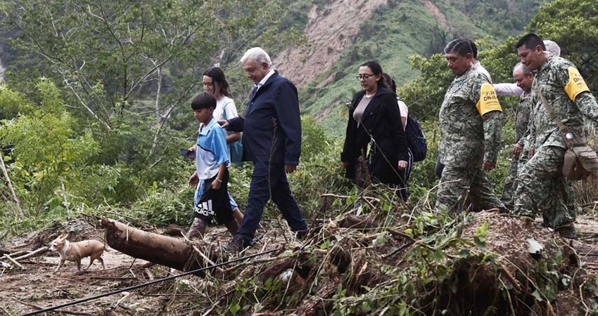Se desplaza López Obrador hasta a Acapulco para hacer balance de daños por el paso del huracán ‘Otis’ Se desplaza López Obrador hasta a Acapulco para hacer balance de daños por el paso del huracán ‘Otis’
