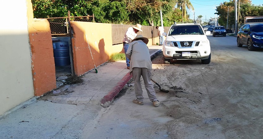 Continúan las acciones de limpieza por los estragos dejados por “Norma”