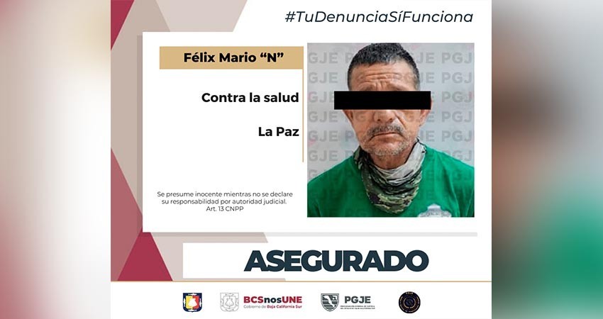 Fue detenido Mario “N” probable narcomenudista con 3 mil dosis de metanfetamina