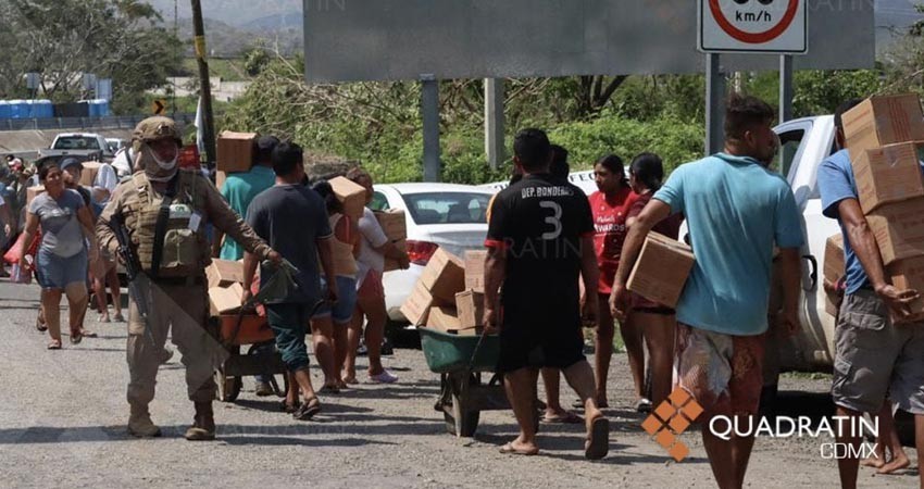 “Sí llega la ayuda a Acapulco, el gobierno no quita nada; no dejen de apoyar”