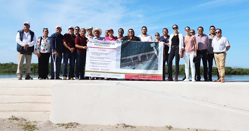 Anuncian inicio de construcción del muelle en Puerto Chale