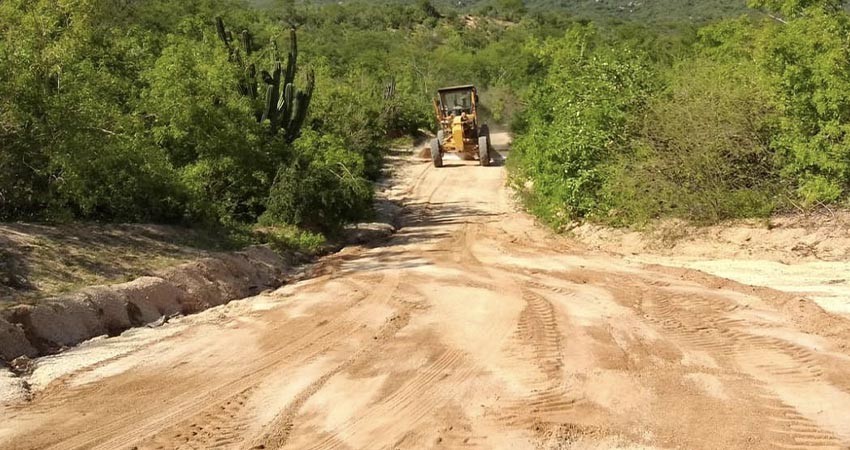 Habilitan caminos en la zona rural de San Felipe y rancherías aledañas Habilitan caminos en la zona rural de San Felipe y rancherías aledañas