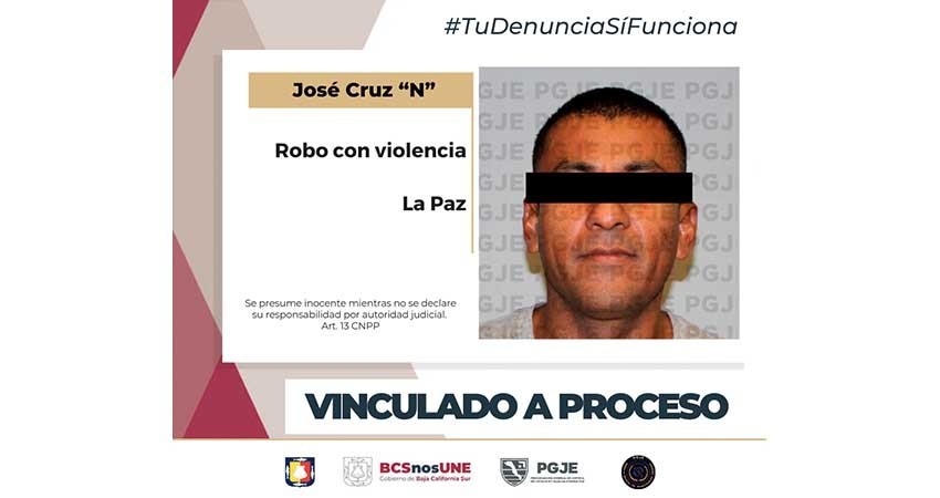 Por robo con violencia José Cruz “N” quedó en prisión preventiva justificada