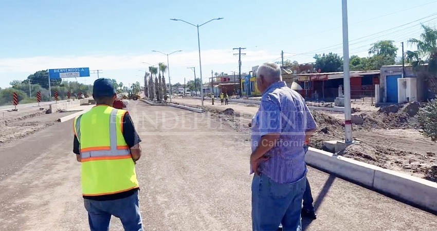 Supervisa Castro Cosío obras de infraestructura urbana en Loreto Supervisa Castro Cosío obras de infraestructura urbana en Loreto