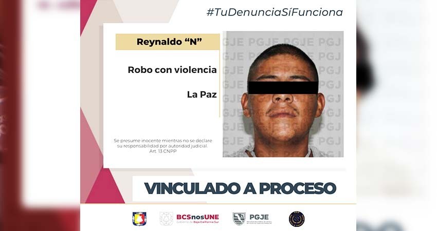 Por robo con violencia Reynaldo “N” quedó en prisión preventiva justificada