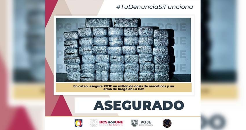 1 millón de dosis de narcóticos fueron aseguradas en La Paz 1 millón de dosis de narcóticos fueron aseguradas en La Paz