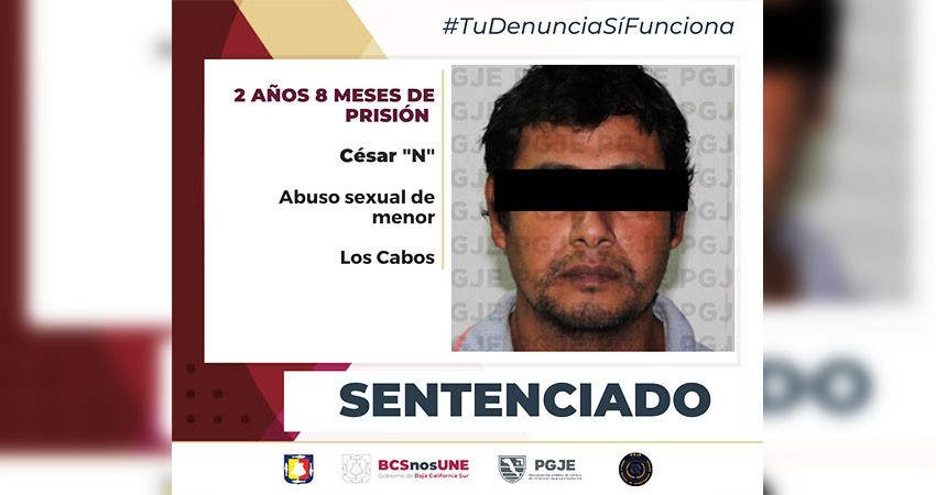 En procedimiento abreviado recibe César “N” condena por abuso sexual