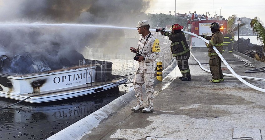 Muy difícil controlar incendios en yates: Asociación de Marinas