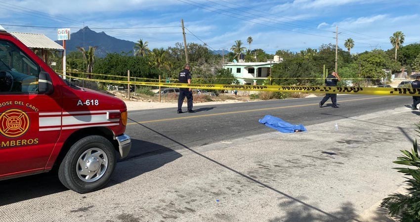Muere hombre por atropello en San José del Cabo Muere hombre por atropello en San José del Cabo