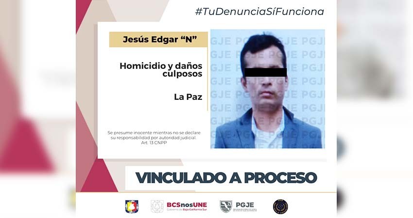Por homicidio y daños culposos vinculan a proceso a Jesús “N” Por homicidio y daños culposos vinculan a proceso a Jesús “N”