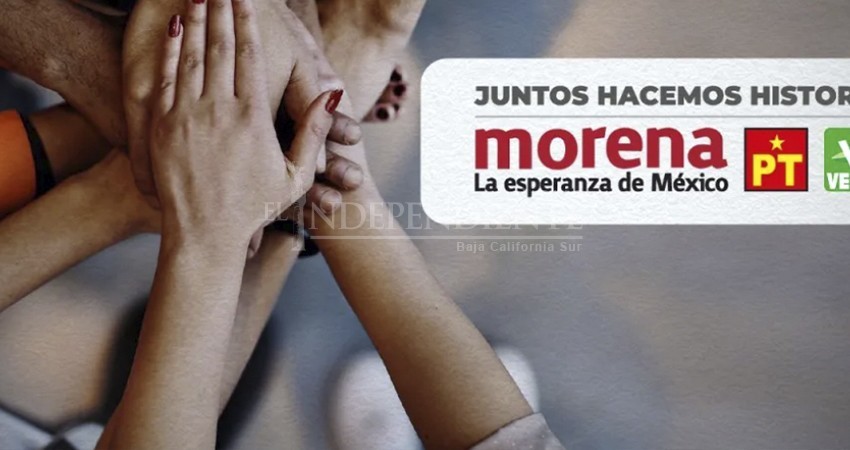 Por definirse la alianza total o parcial entre PT - Morena y PVEM Por definirse la alianza total o parcial entre PT - Morena y PVEM