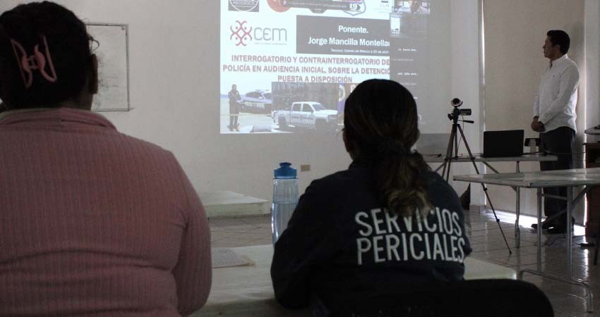 Se capacitan peritos en protocolo de actuación pericial ante hechos delictivos