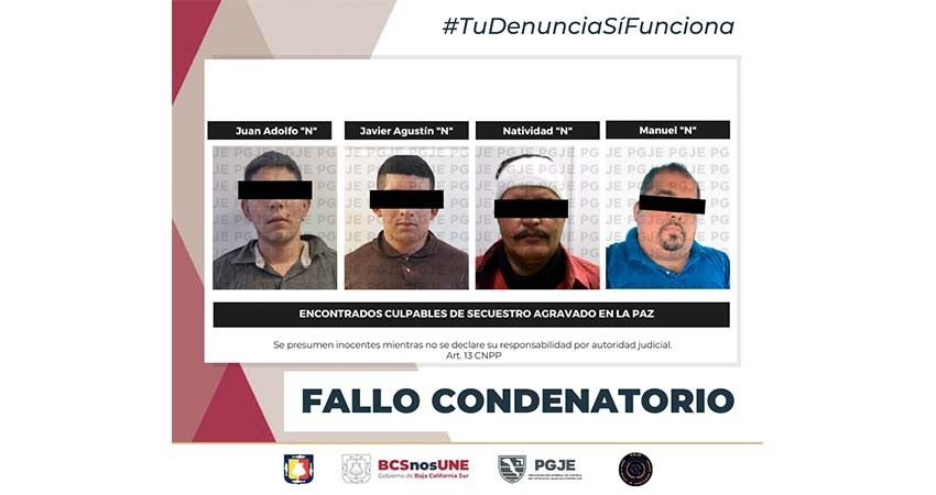 Emite juez 4 fallos condenatorios por secuestro agravado contra culpables de cometerlo Emite juez 4 fallos condenatorios por secuestro agravado contra culpables de cometerlo