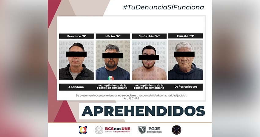 Fueron cumplimentadas cuatro órdenes de aprehensión Fueron cumplimentadas cuatro órdenes de aprehensión