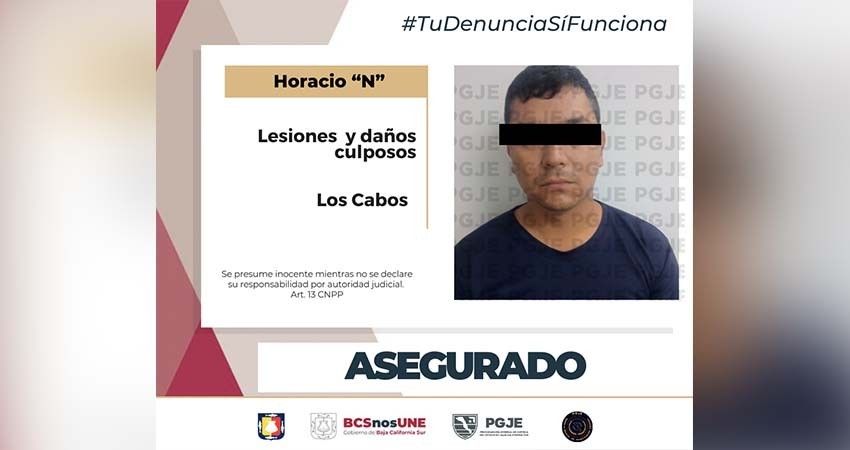 Ante la justicia Horacio “N” por su probable comisión de delito de lesiones y daños culposos Ante la justicia Horacio “N” por su probable comisión de delito de lesiones y daños culposos
