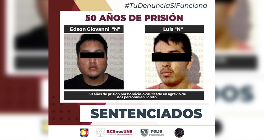 50 años pasarán en la cárcel Edson “El Chuky” y Luis “el Luisito” por homicidio doloso empleando tortura 50 años pasarán en la cárcel Edson “El Chuky” y Luis “el Luisito” por homicidio doloso empleando tortura