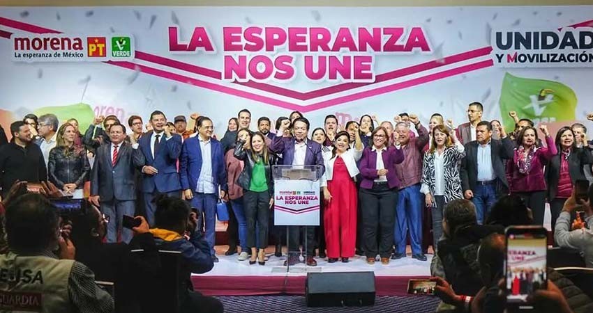 Casi 100 mil personas compiten por cargos populares por Morena: Mario Delgado Casi 100 mil personas compiten por cargos populares por Morena: Mario Delgado